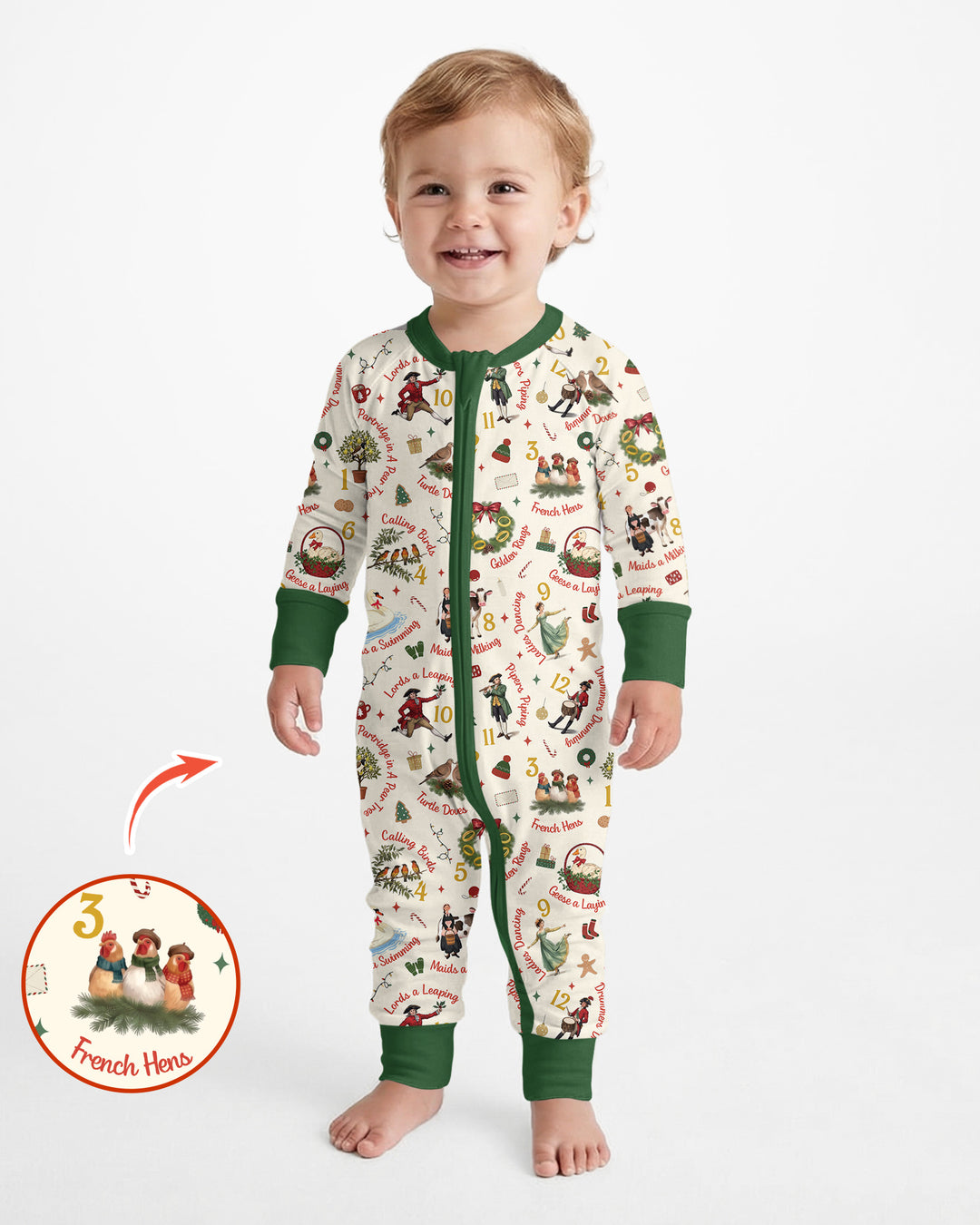 12 Days of Christmas Bamboo Convertible Zippy