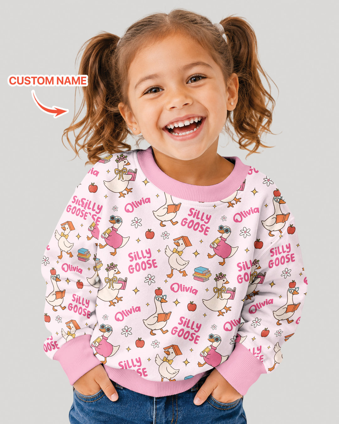 Custom Template Bambus-Rundhals-Sweatshirt