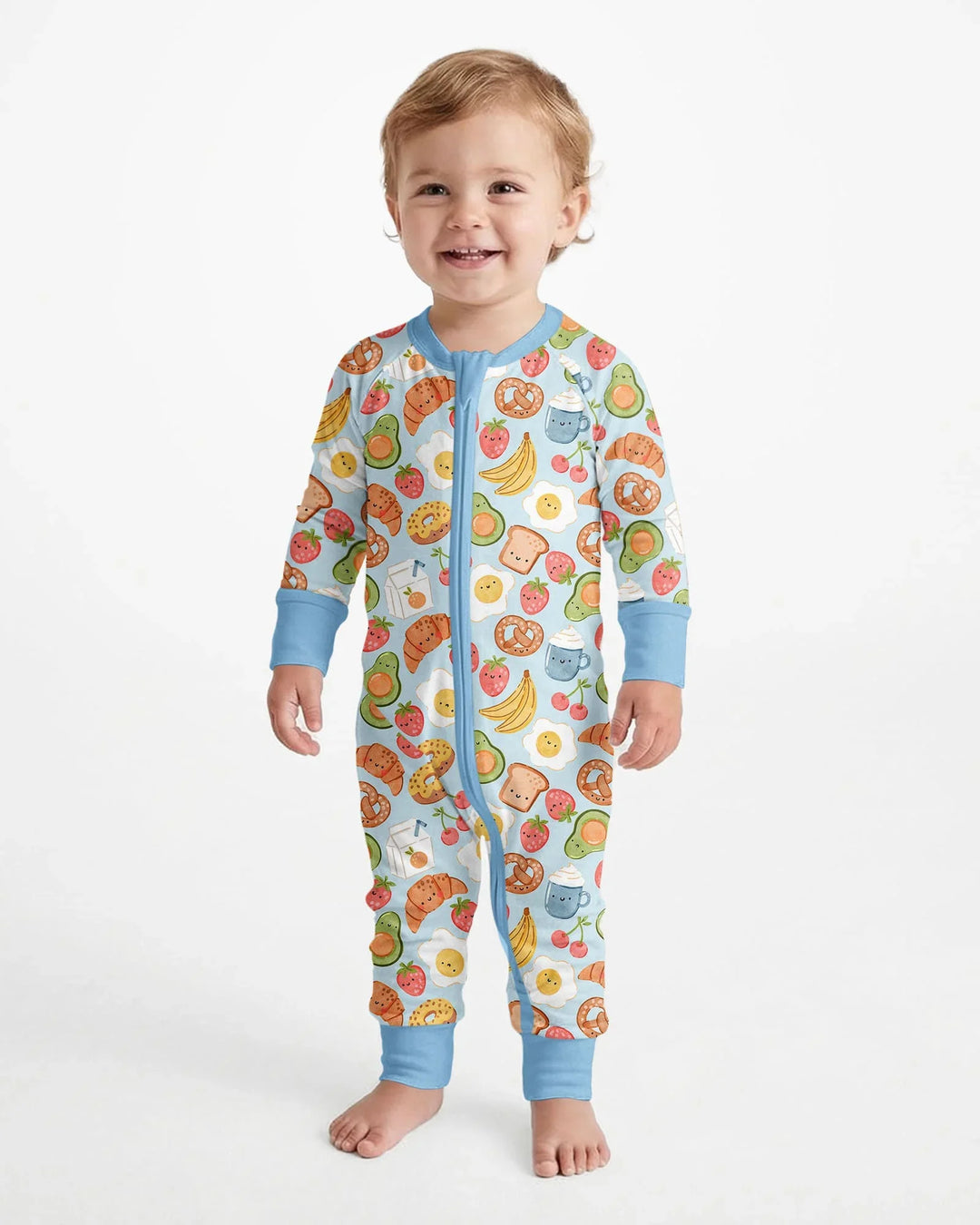 Gerippte Babykleidung mit individuellem Foto - Weich &amp; Skizzenhaft