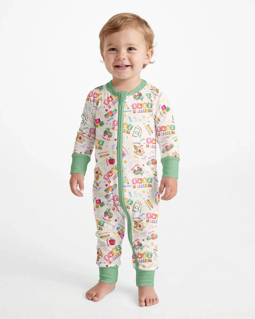 Gerippte Babykleidung mit individuellem Foto - Weich &amp; Skizzenhaft