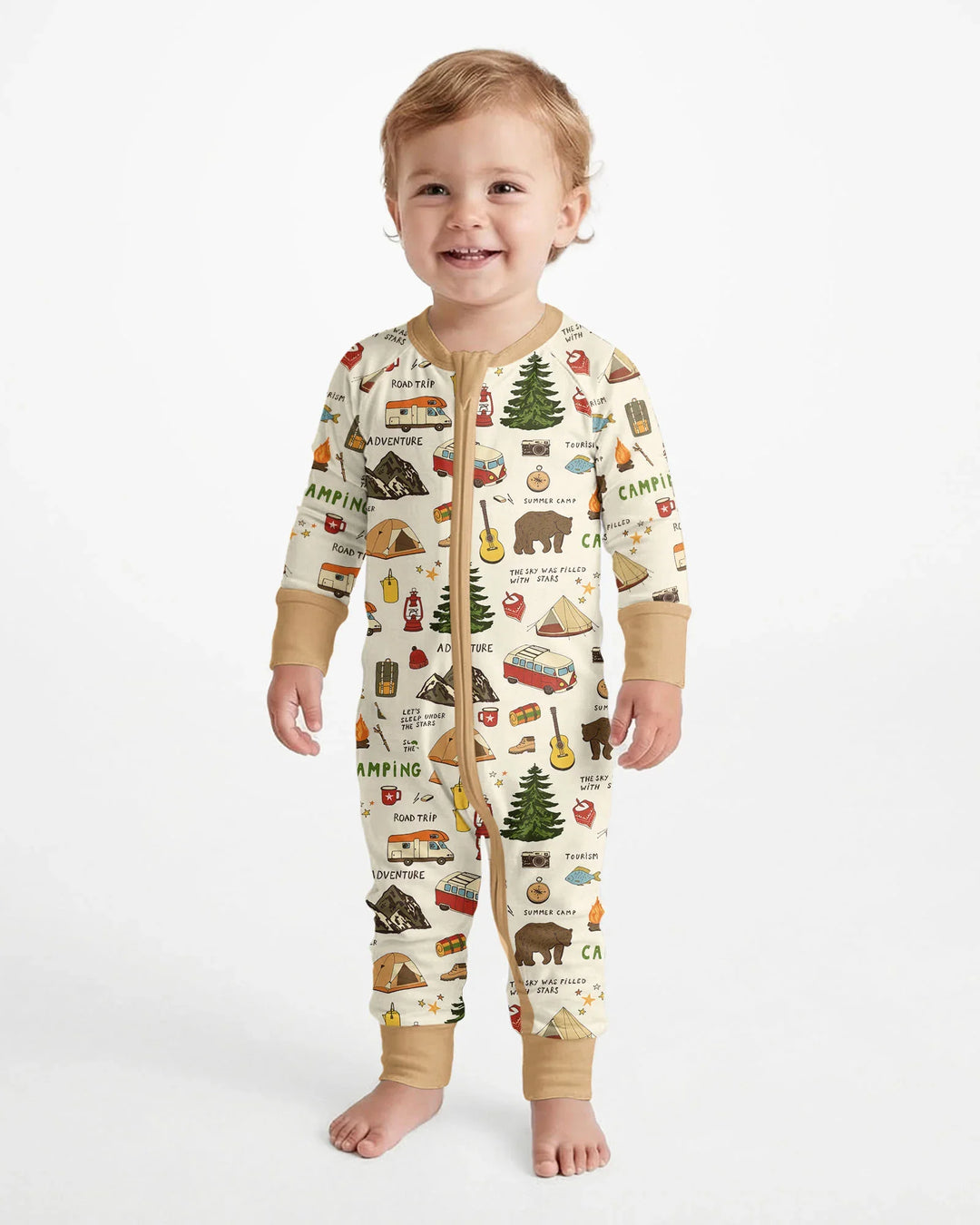 Gerippte Babykleidung mit individuellem Foto - Weich &amp; Skizzenhaft