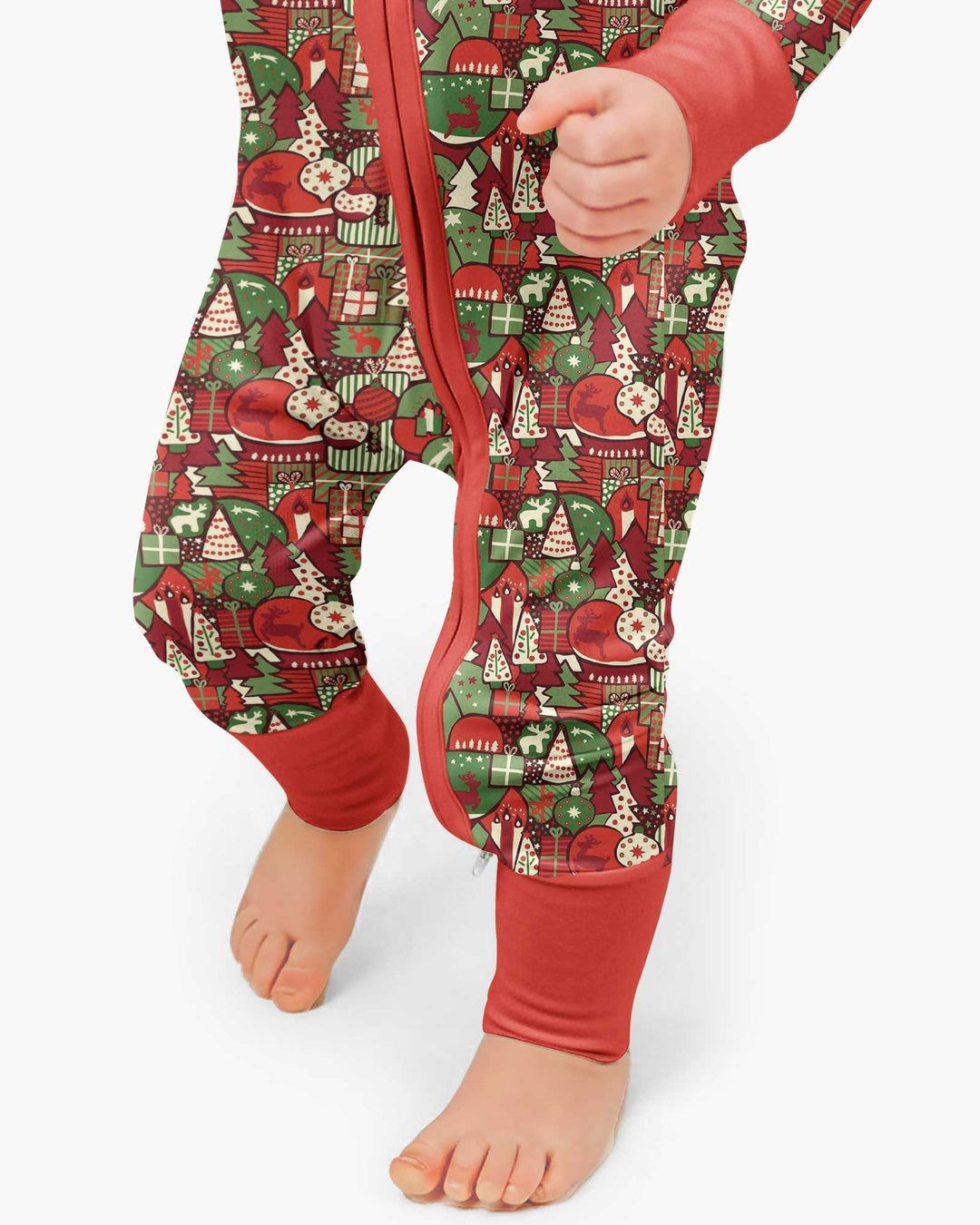 Christmas Time Mosaic Bamboo Convertible Zippy
