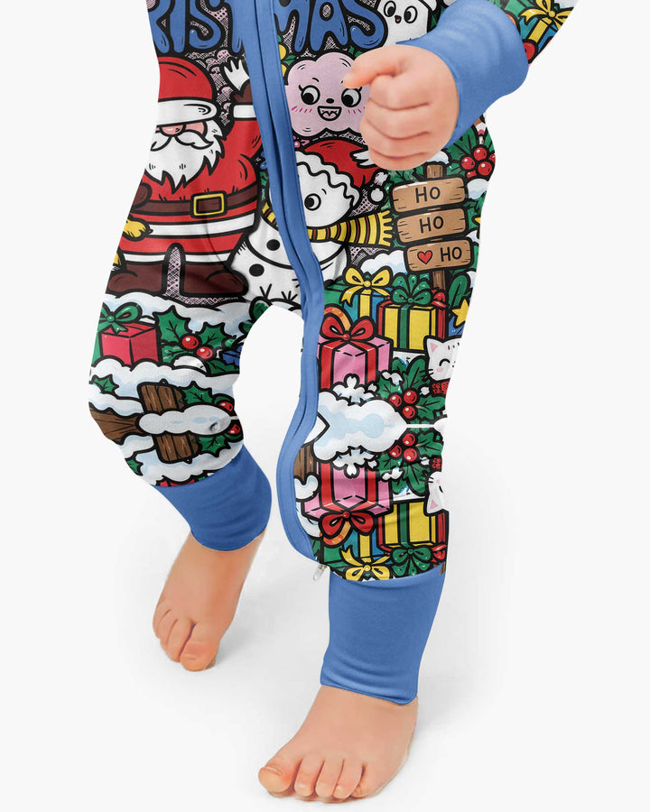 Merry Merry Christmas Bamboo Convertible Zippy