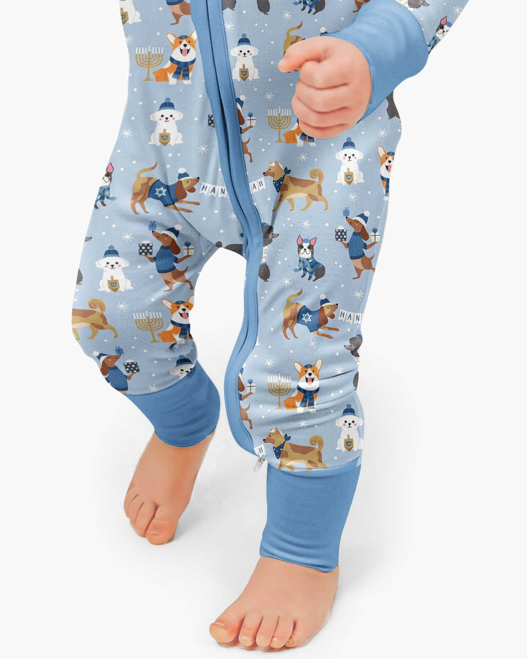 Hanukkah Dogs Bamboo Convertible Zippy