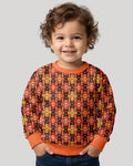 Retro Skull Flower Halloween Bamboo Crewneck Sweatshirt