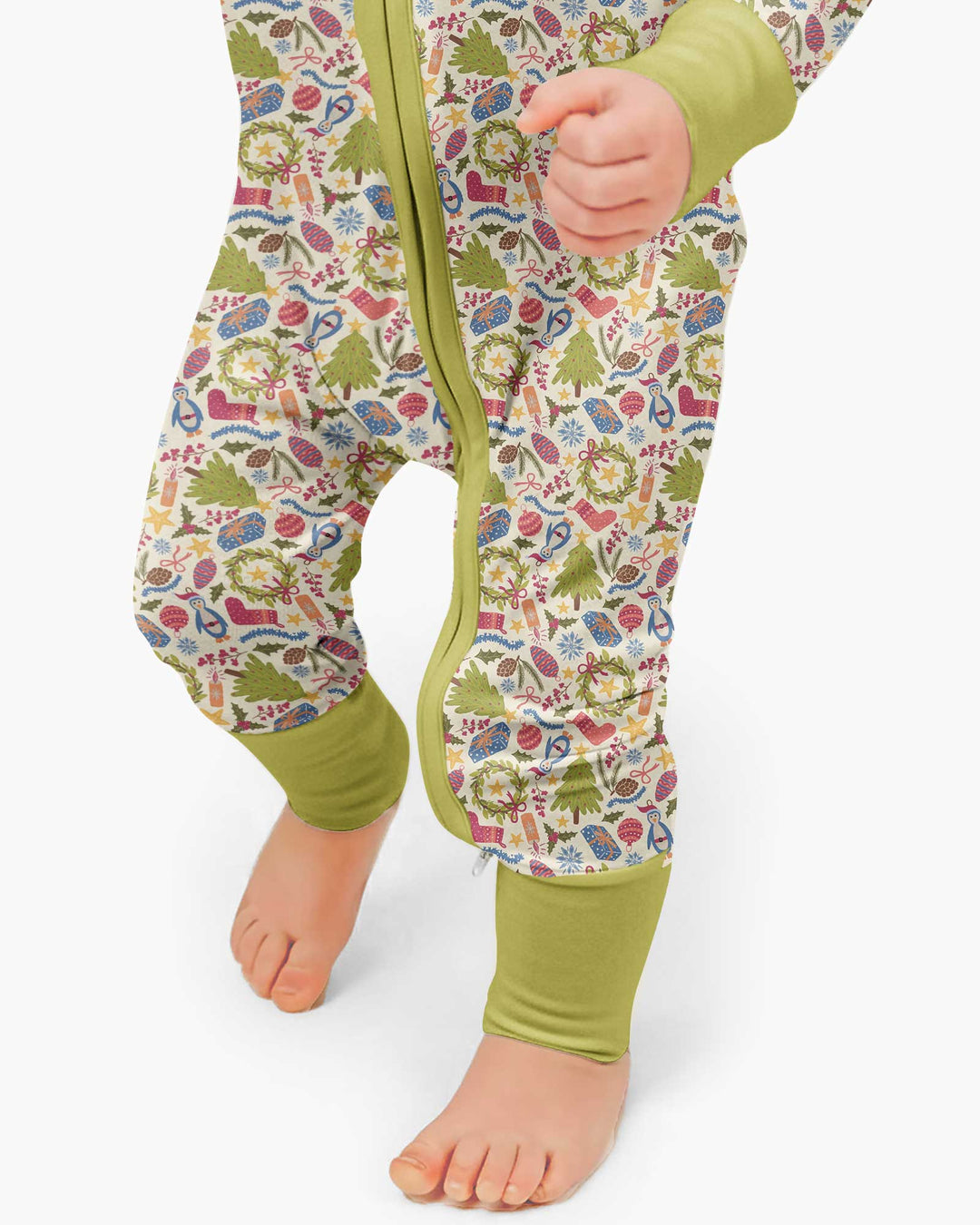 All Over Christmas Fun Bamboo Convertible Zippy