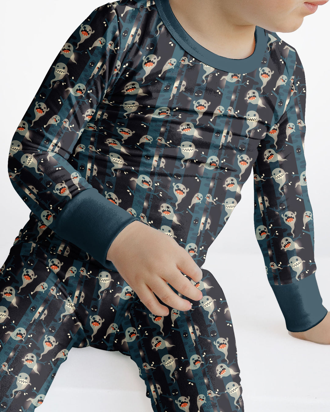 Scared yet Bamboo Two Piece Long Sleeve Pajama Set