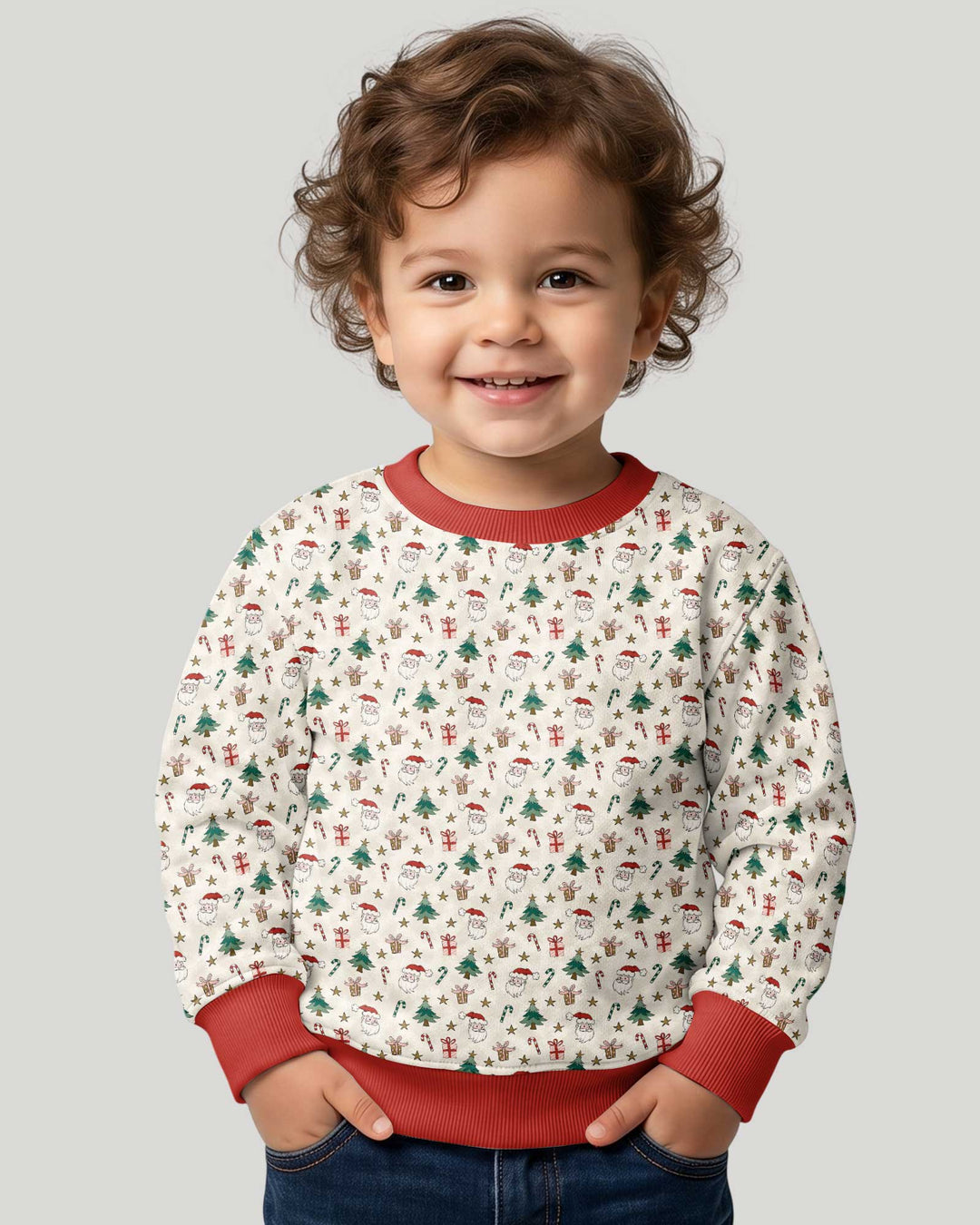 Sweatshirt mit Rundhalsausschnitt aus Bambusfaser