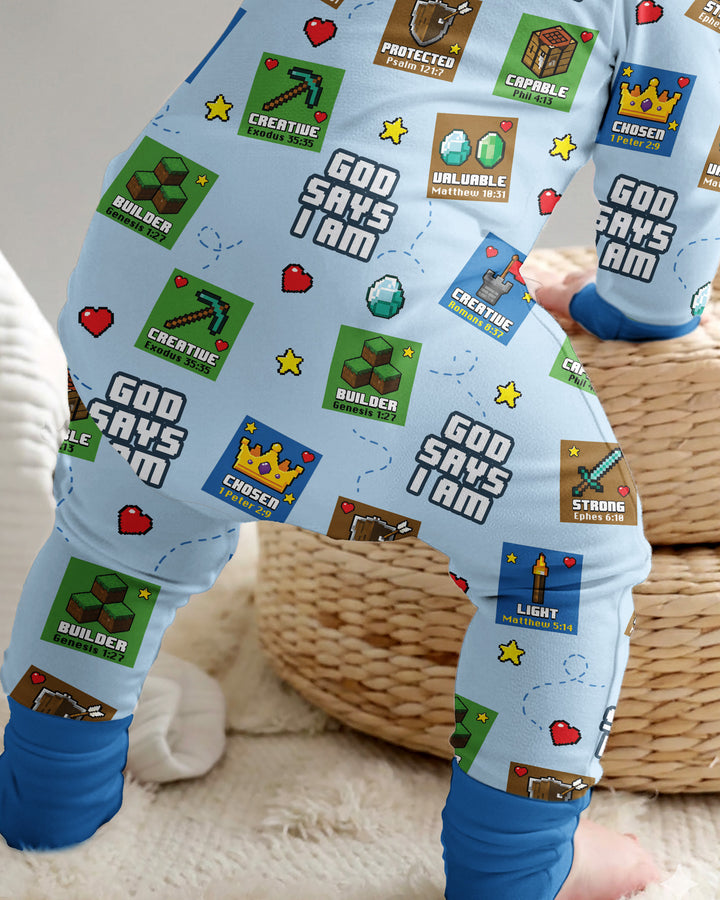 God Says I Am Gamer Bamboo Convertible Zippy
