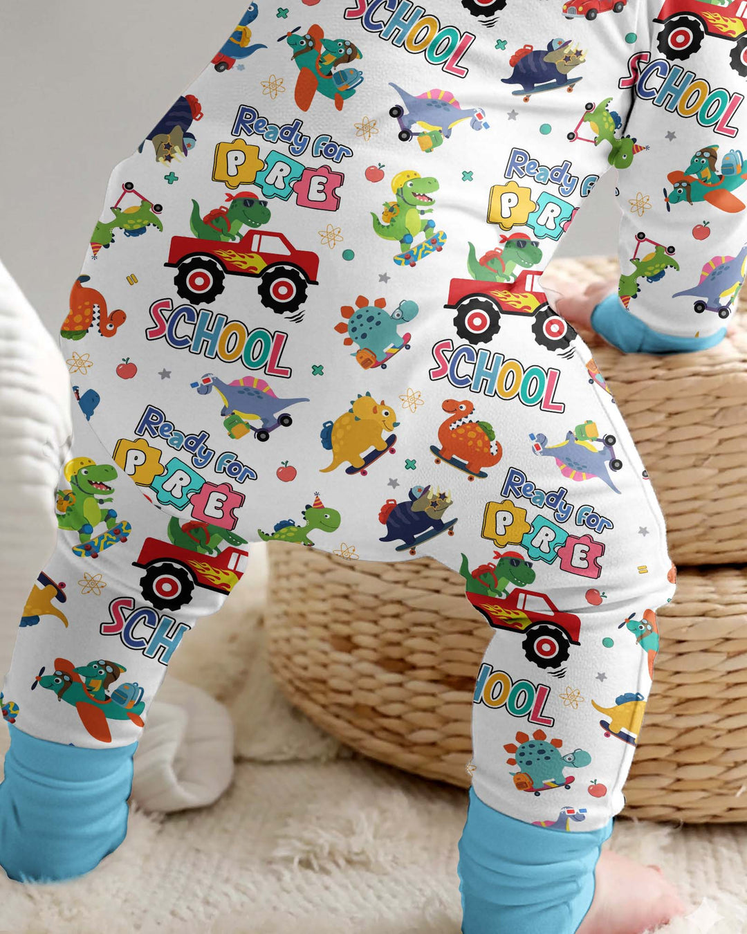 Gerippte Babykleidung mit individuellem Foto - Weich &amp; Skizzenhaft