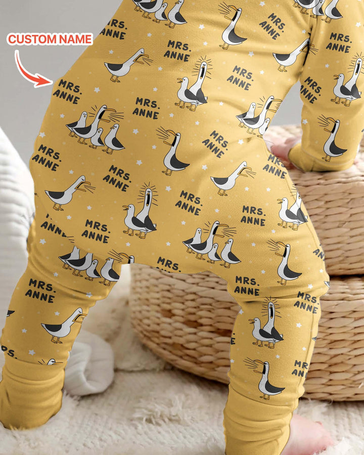 Gerippte Babykleidung mit individuellem Foto - Weich &amp; Skizzenhaft