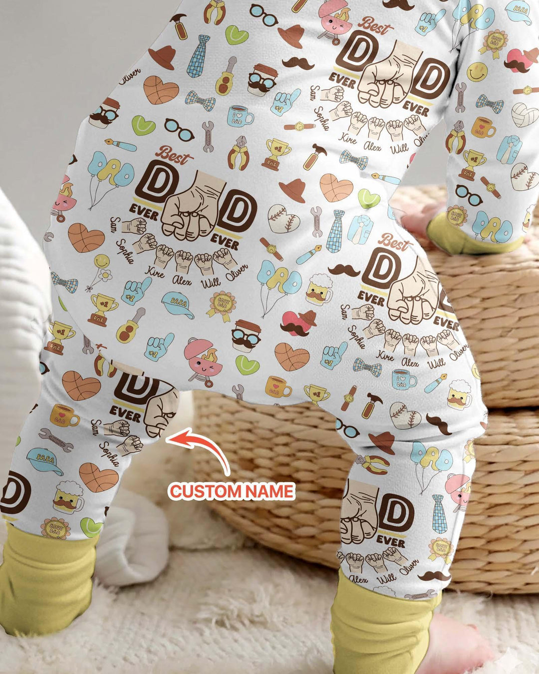 Gerippte Babykleidung mit individuellem Foto - Weich &amp; Skizzenhaft