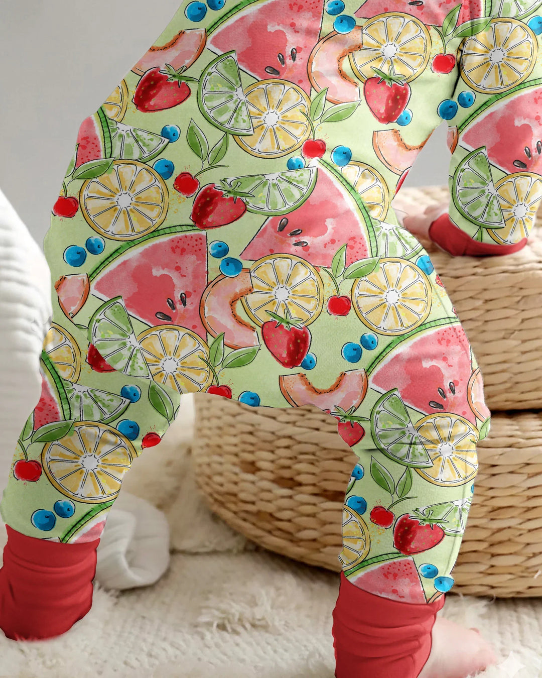 Gerippte Babykleidung mit individuellem Foto - Weich &amp; Skizzenhaft