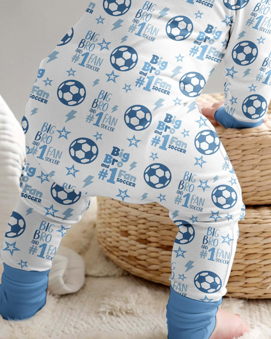 Gerippte Babykleidung mit individuellem Foto - Weich &amp; Skizzenhaft