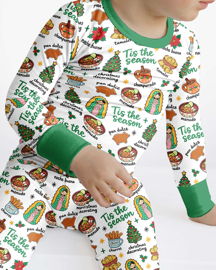 It's Abuelita and Pan Dulce Season Bamboo Two Piece Long Sleeve Pajama Set