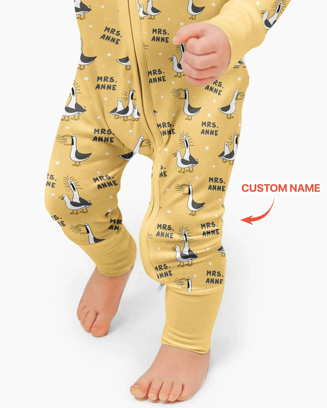 Gerippte Babykleidung mit individuellem Foto - Weich &amp; Skizzenhaft