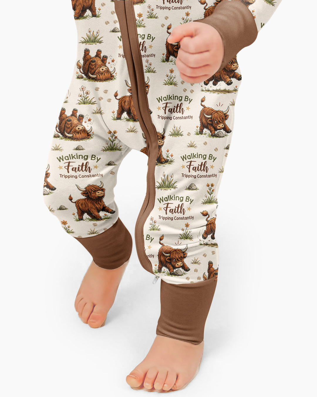 Walking By Faith Tripping Constantly Bamboo Convertible Zippy
