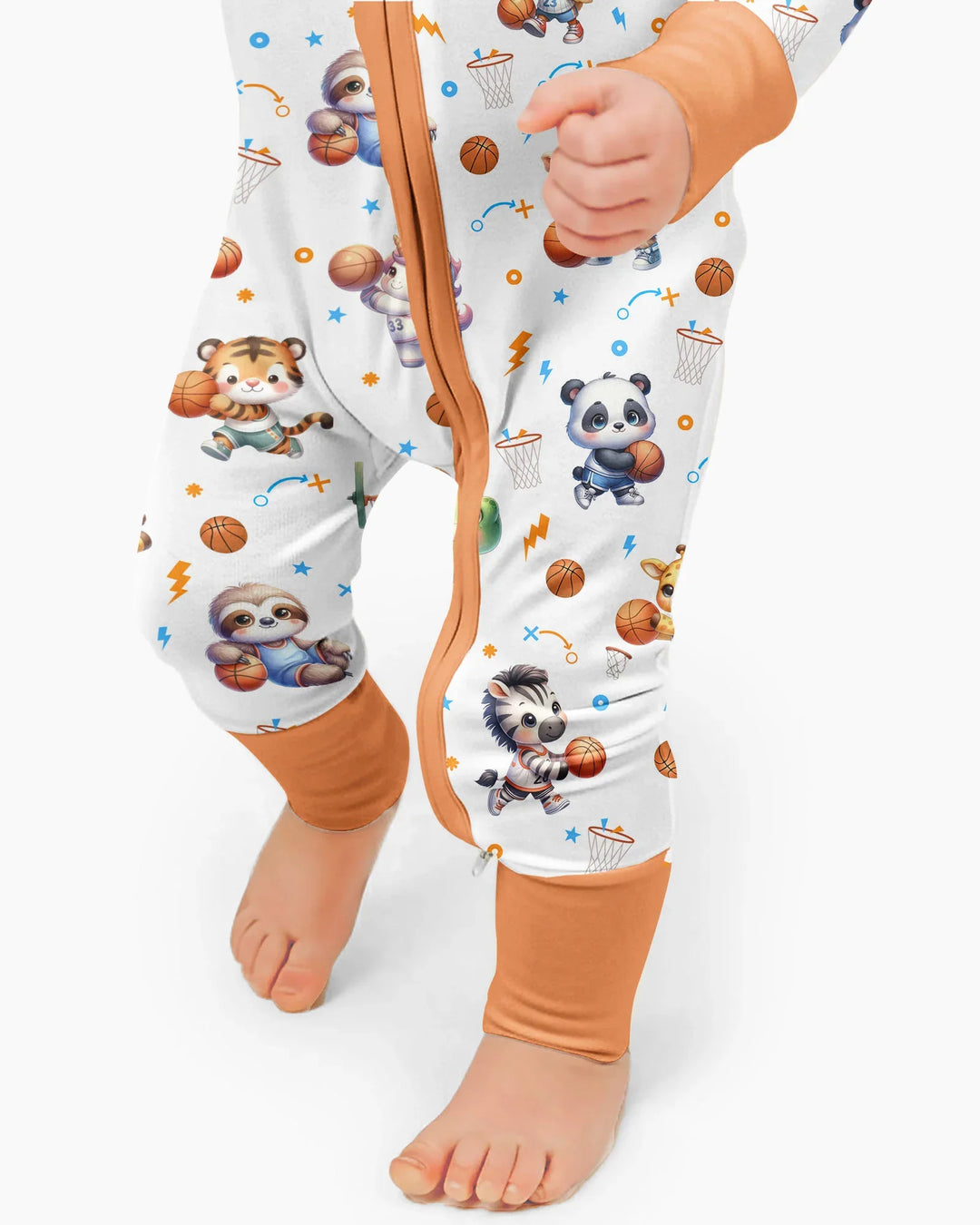 Gerippte Babykleidung mit individuellem Foto - Weich &amp; Skizzenhaft