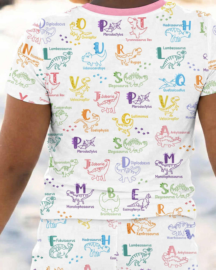 Zweiteiliges, kurzärmliges Pyjama-Set mit Marienkäfern