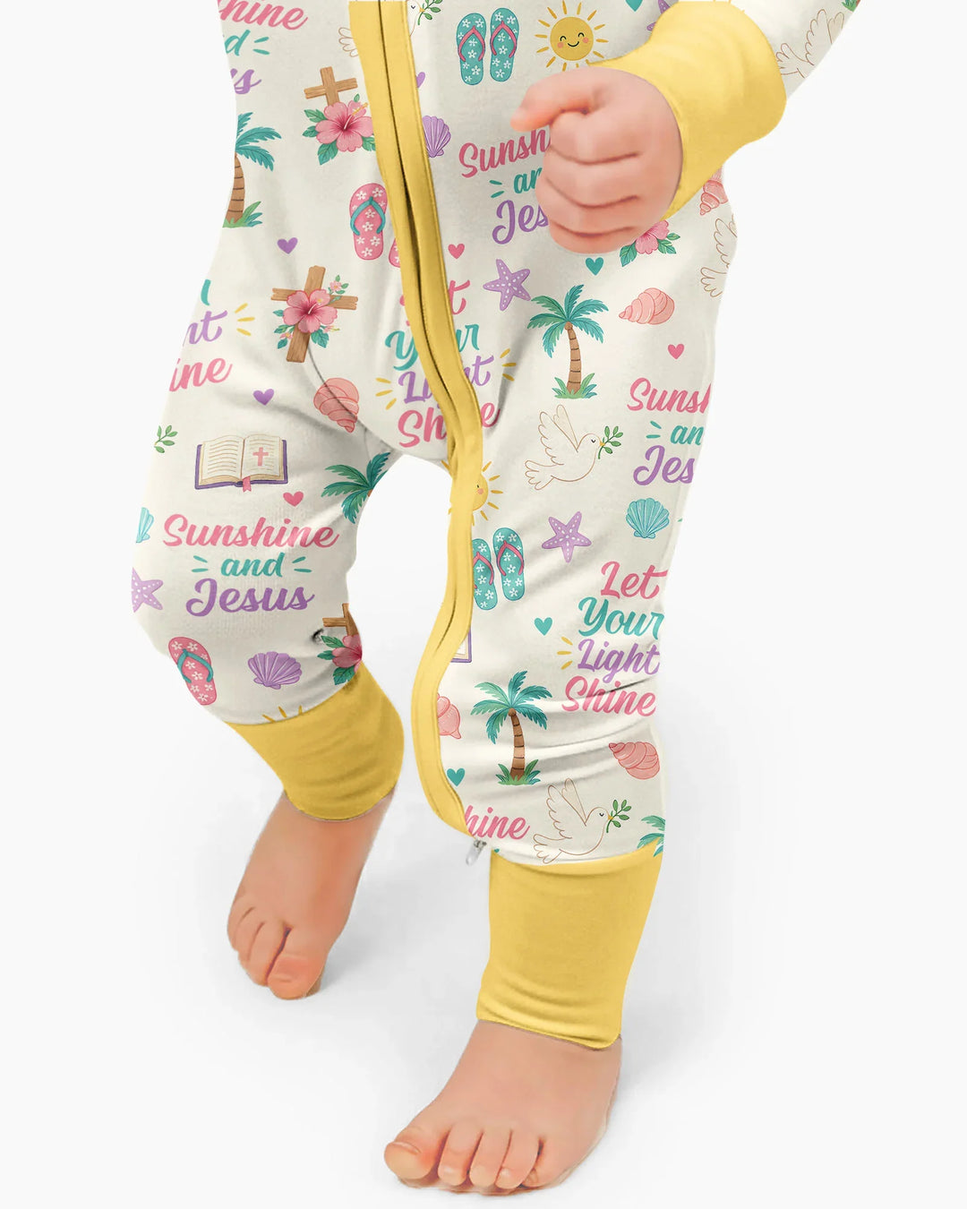Gerippte Babykleidung mit individuellem Foto - Weich &amp; Skizzenhaft