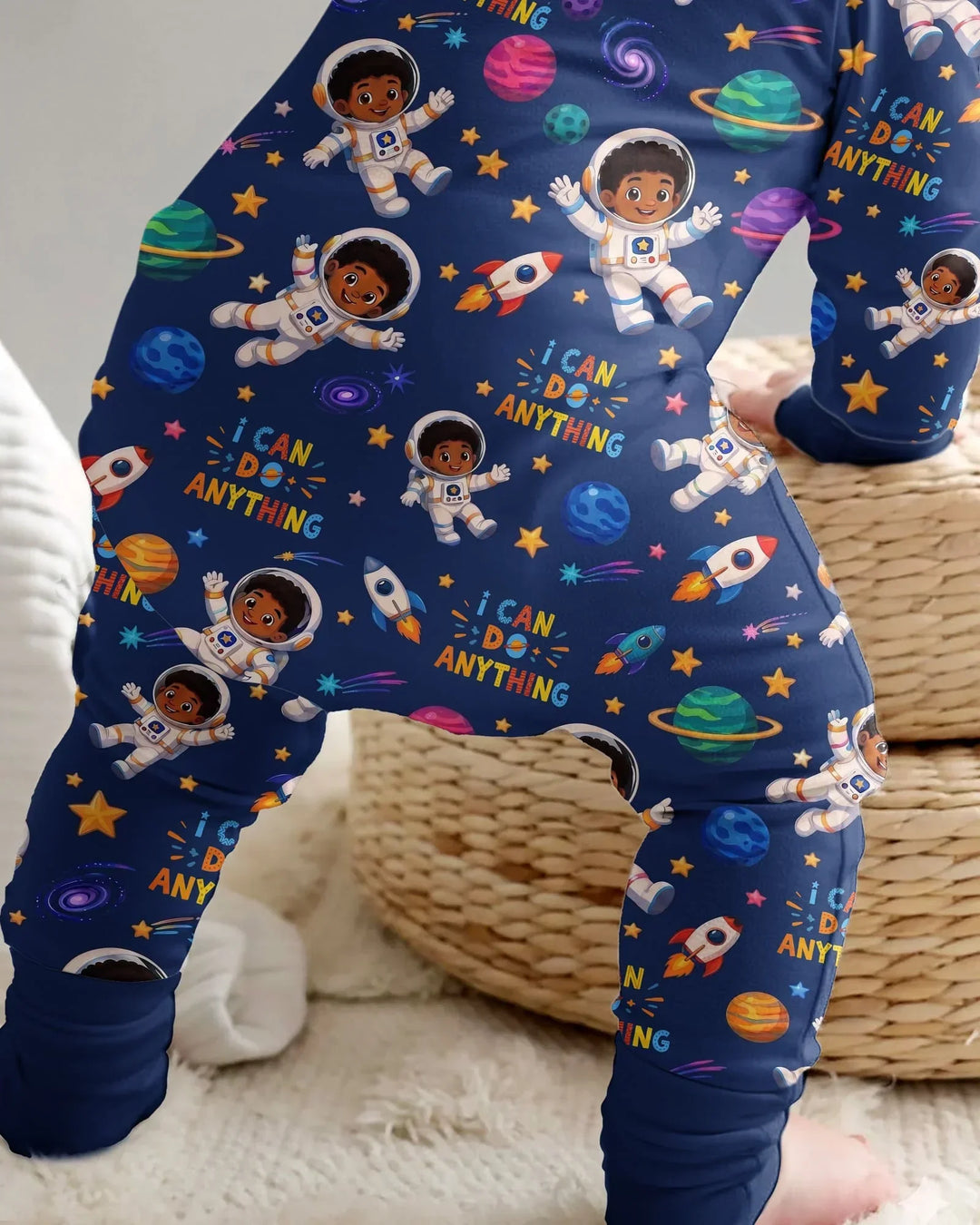 Gerippte Babykleidung mit individuellem Foto - Weich &amp; Skizzenhaft
