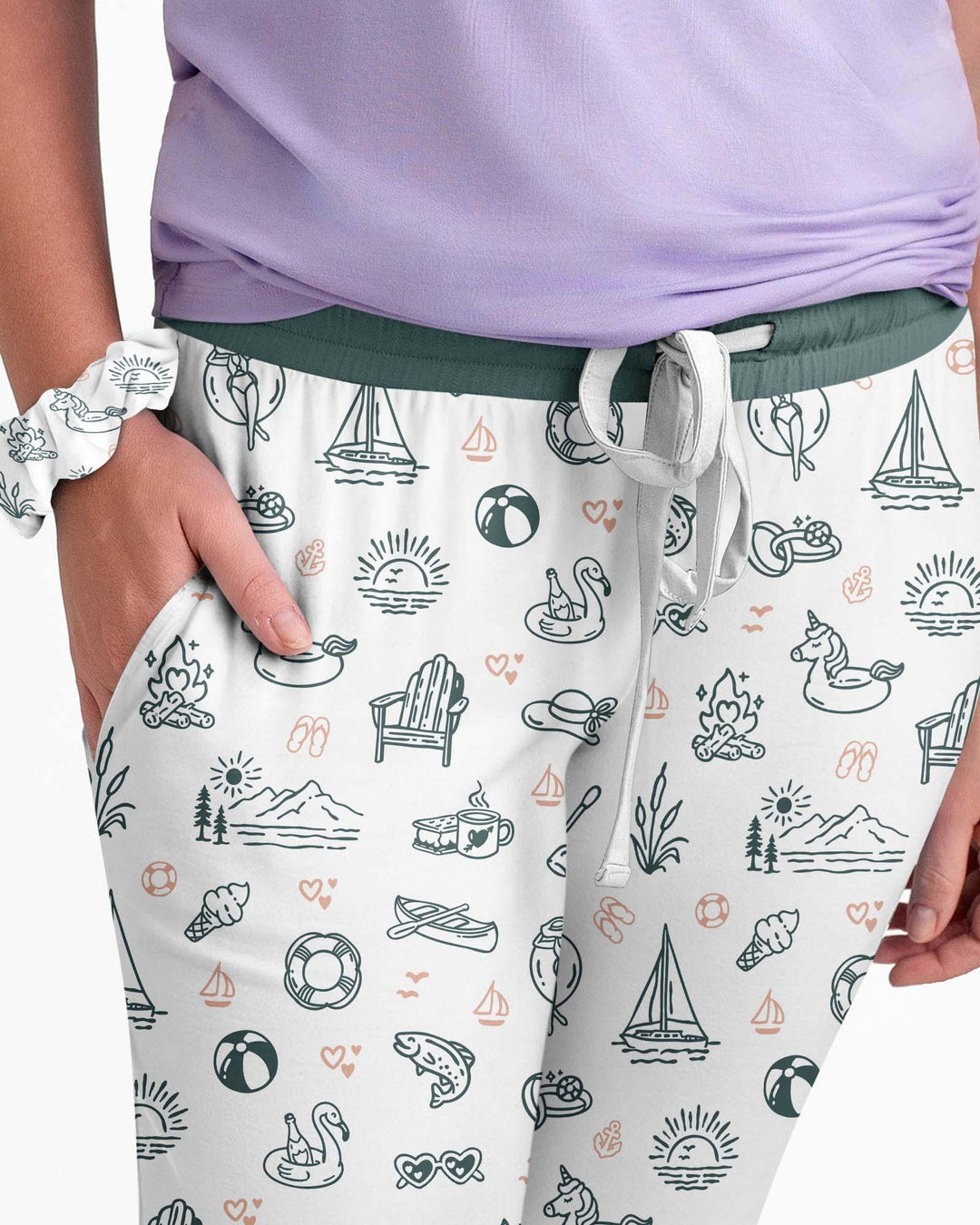 Vorlage Bambus Damen Pyjama Set