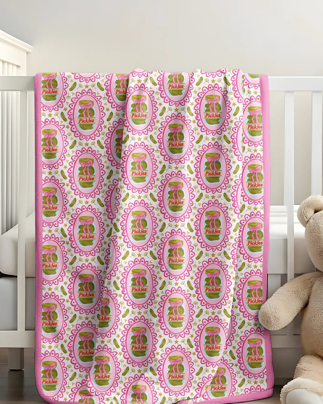 Pickle Coquette Bamboo Blanket