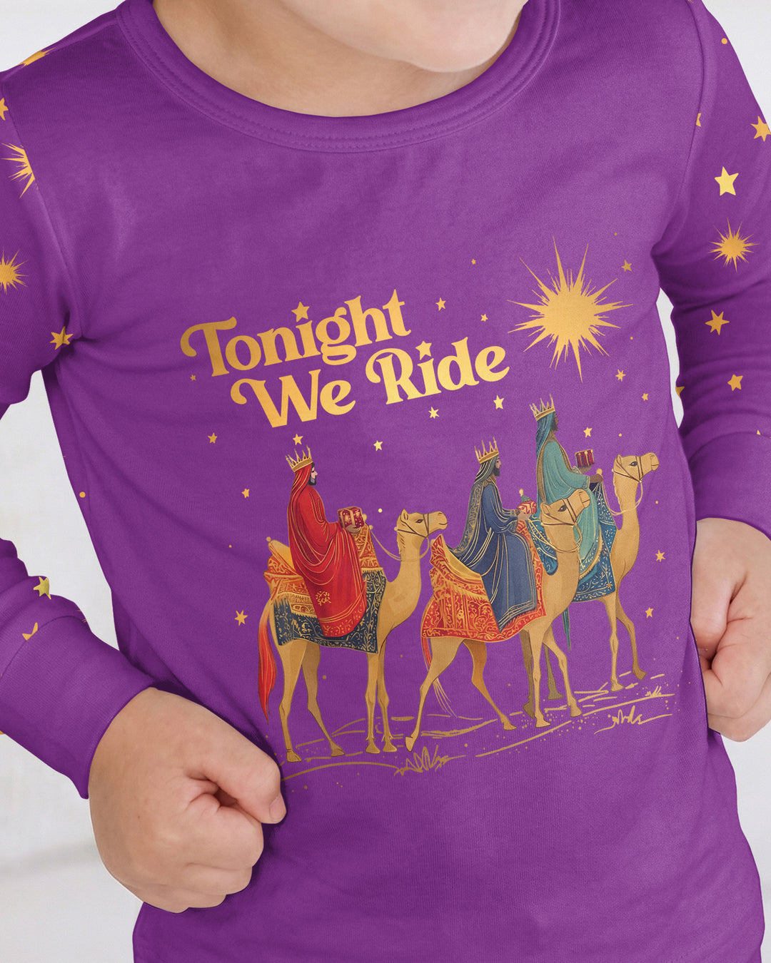 Tonight We Ride Bamboo Two Piece Long Sleeve Pajama Set