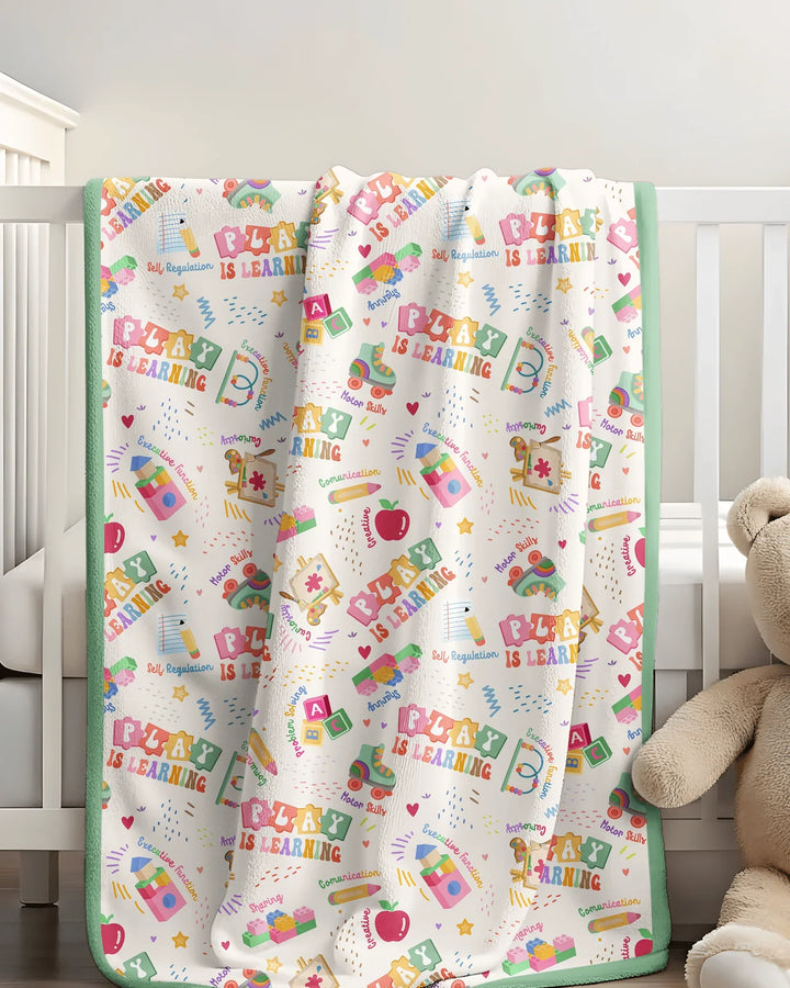 Play and Learn Bamboo Blanket