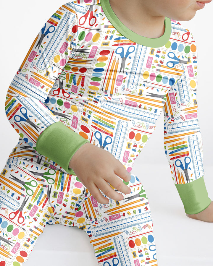 Craft Corner Bamboo Two Piece Long Sleeve Pajama Set