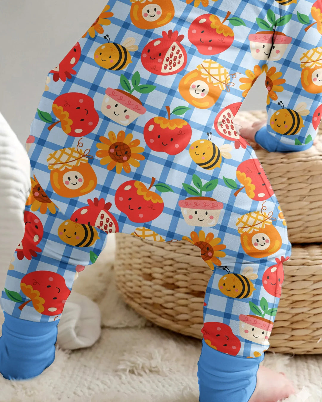 Gerippte Babykleidung mit individuellem Foto - Weich &amp; Skizzenhaft