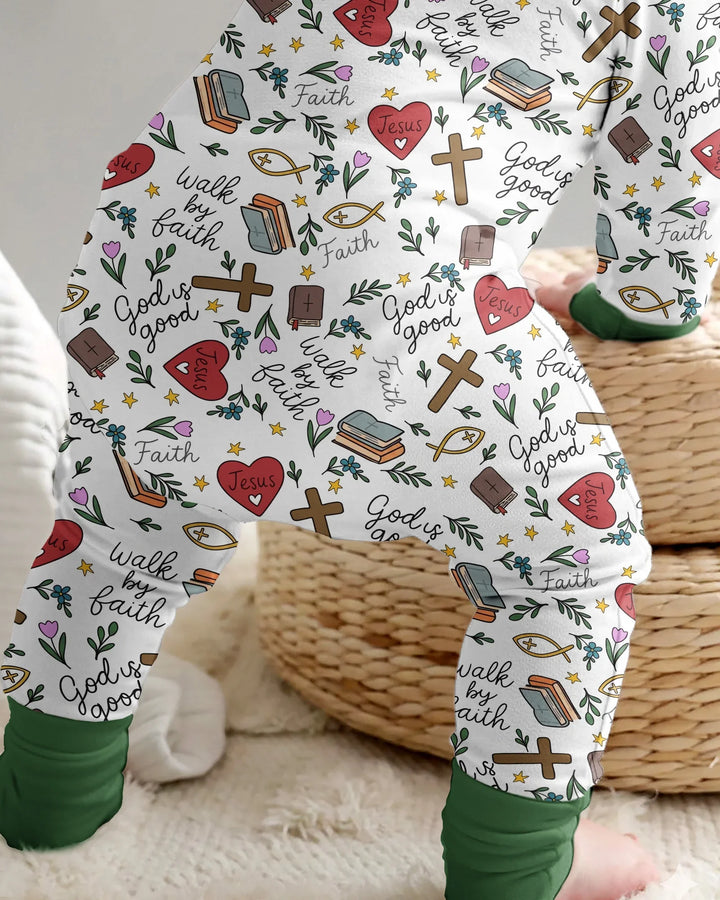Gerippte Babykleidung mit individuellem Foto - Weich &amp; Skizzenhaft