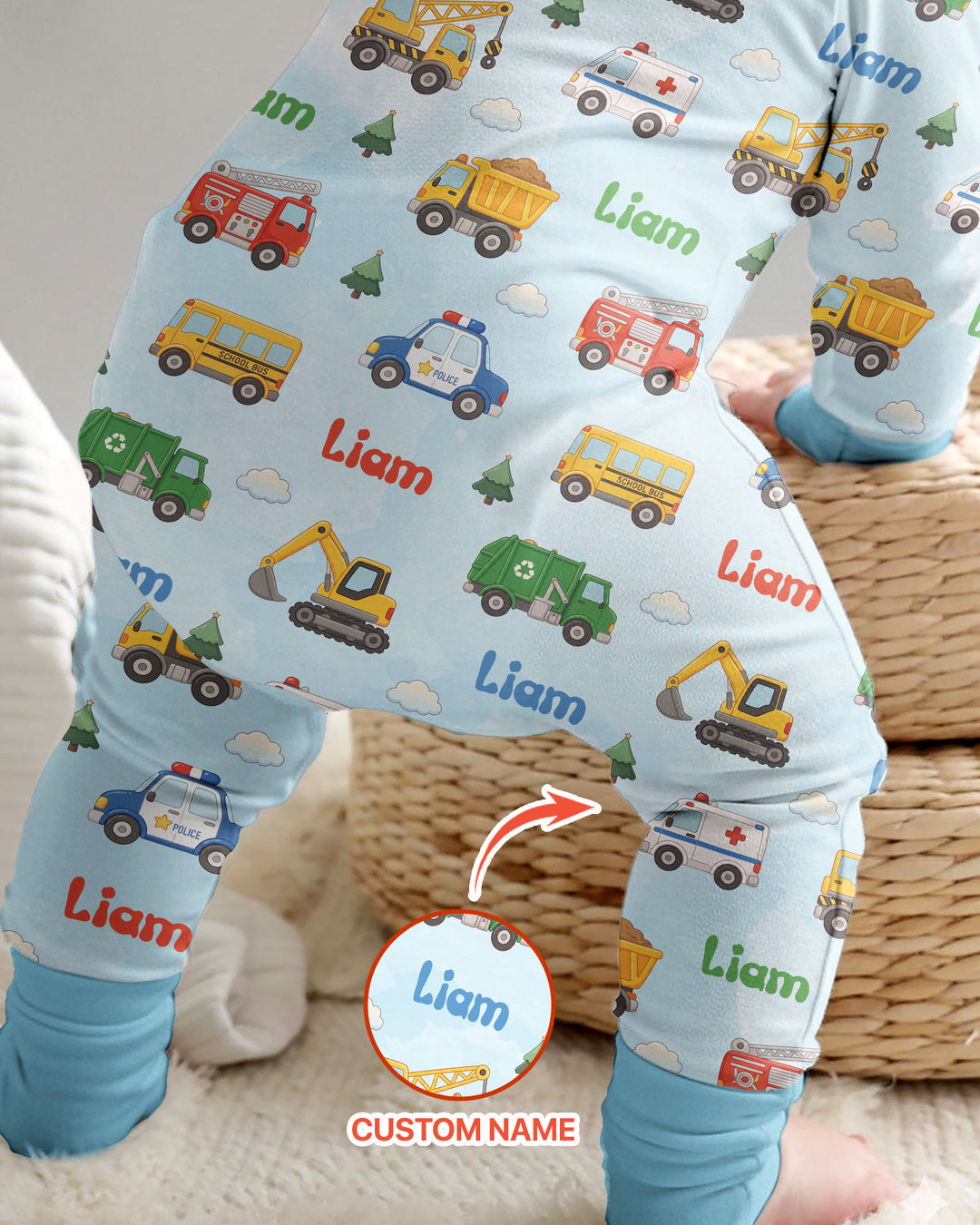 Busy Vehicles Bamboo Convertible Zippy
