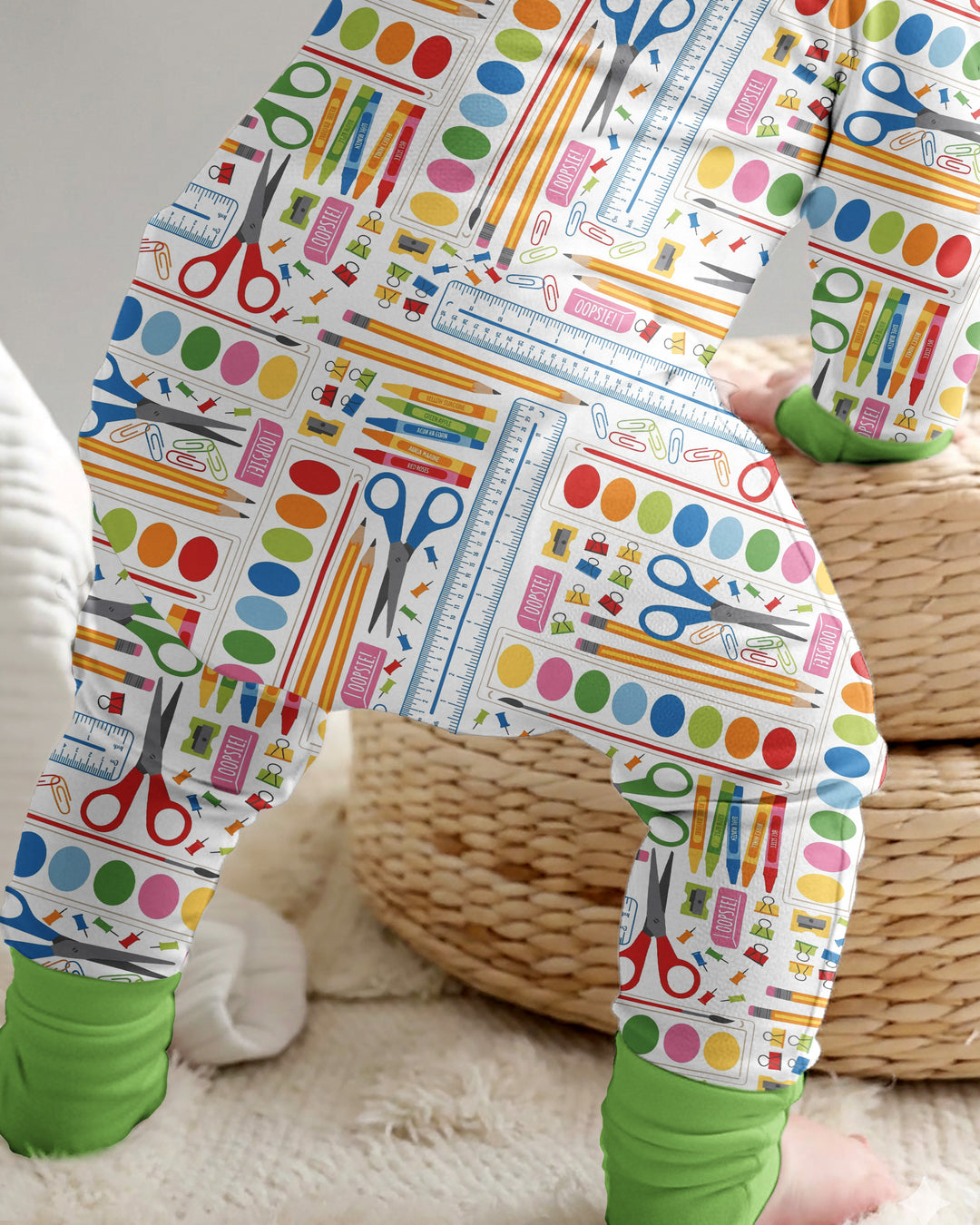 Gerippte Babykleidung mit individuellem Foto - Weich &amp; Skizzenhaft