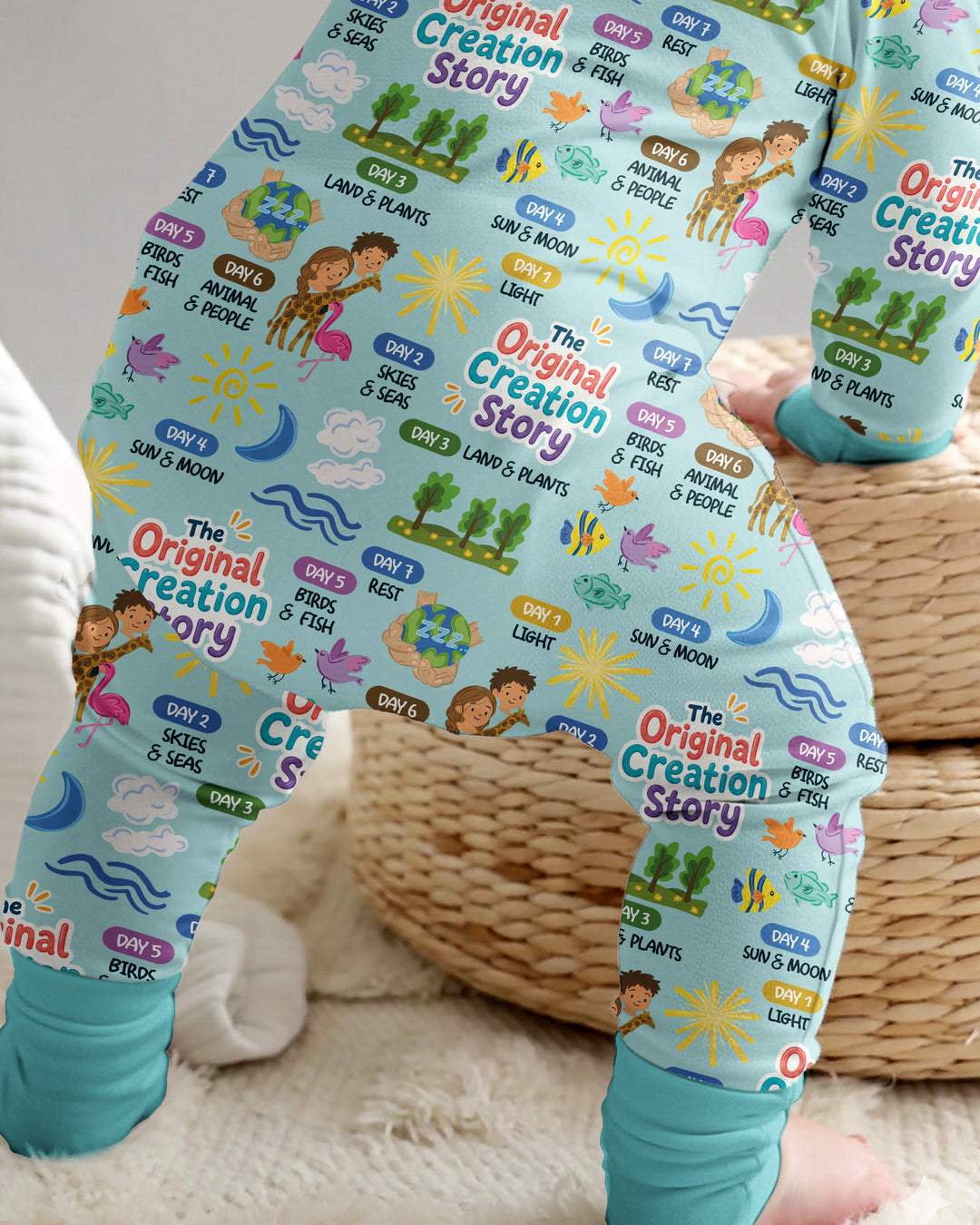 Gerippte Babykleidung mit individuellem Foto - Weich &amp; Skizzenhaft