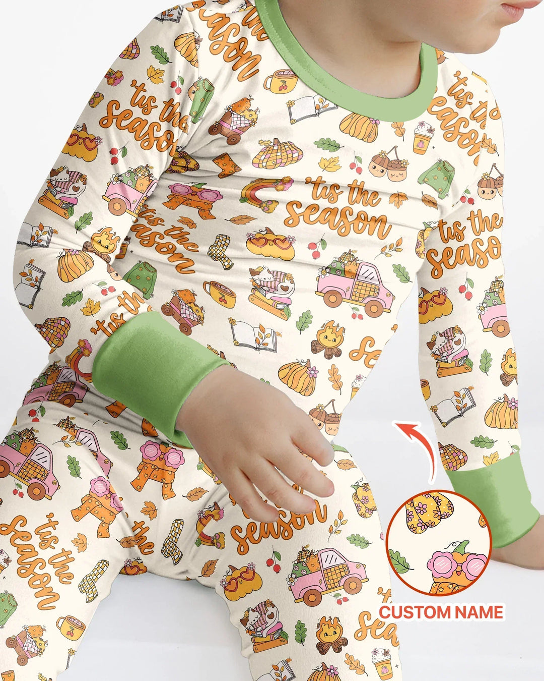 'Tis The Season Bamboo Two Piece Long Sleeve Pajama Set