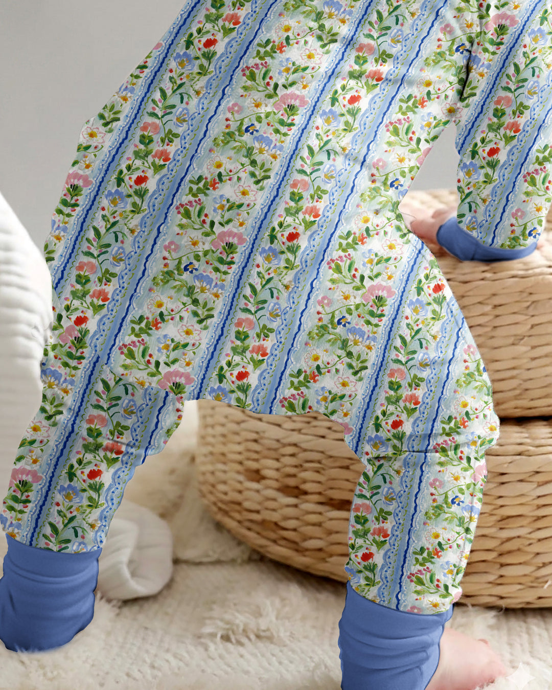 Gerippte Babykleidung mit individuellem Foto - Weich &amp; Skizzenhaft