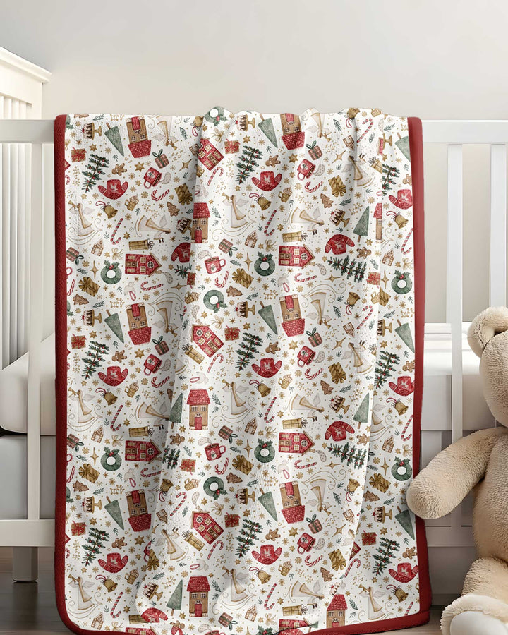 Magical Christmas Story Bamboo Blanket