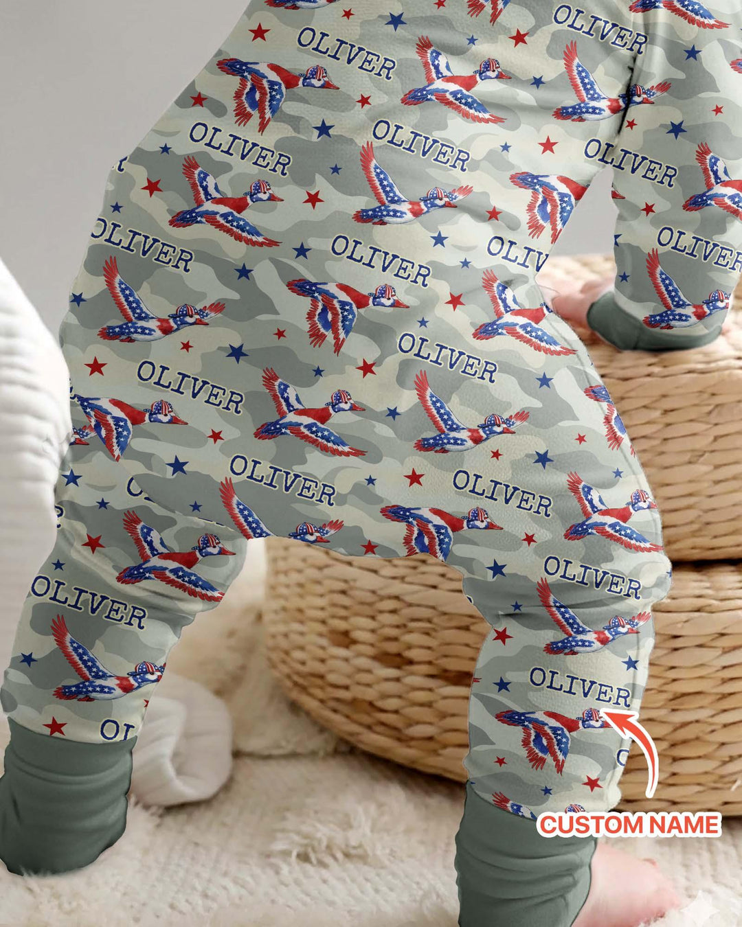 Gerippte Babykleidung mit individuellem Foto - Weich &amp; Skizzenhaft
