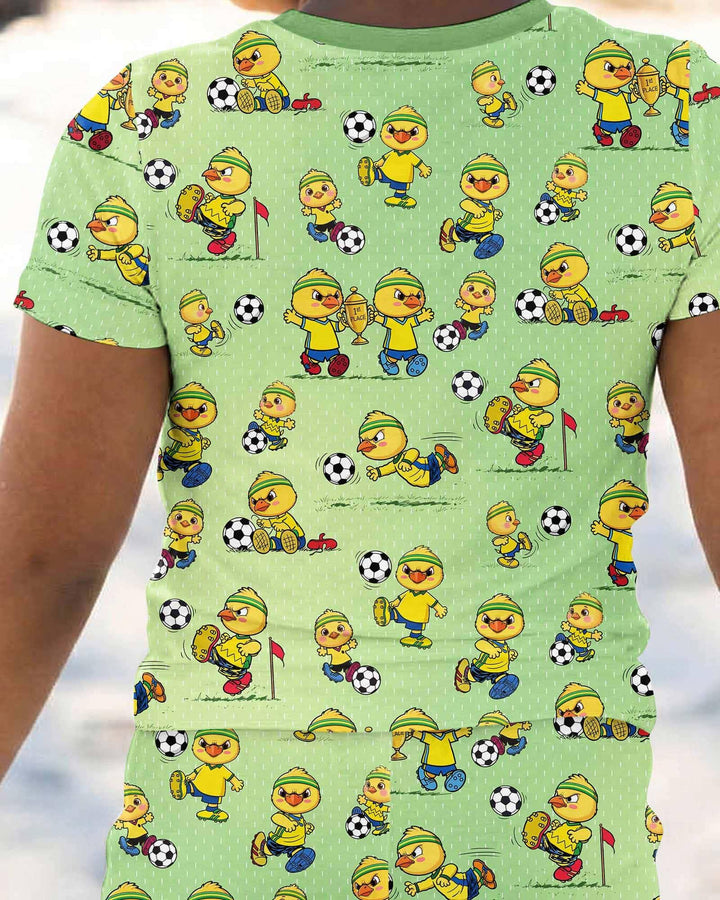 Zweiteiliges, kurzärmliges Pyjama-Set mit Marienkäfern