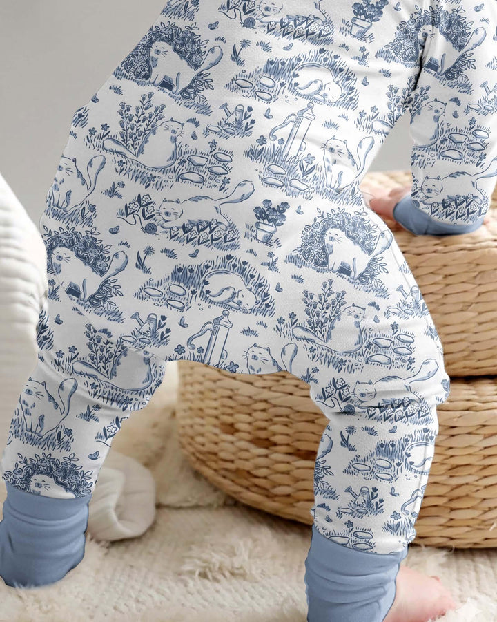 Gerippte Babykleidung mit individuellem Foto - Weich &amp; Skizzenhaft