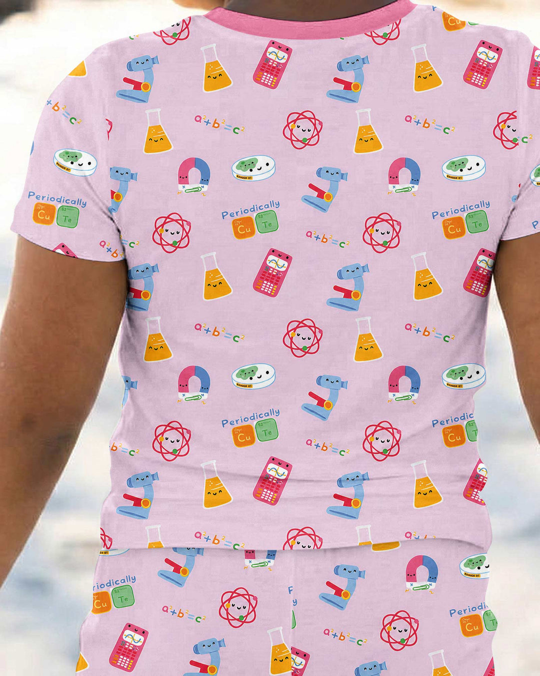 Zweiteiliges, kurzärmliges Pyjama-Set mit Marienkäfern