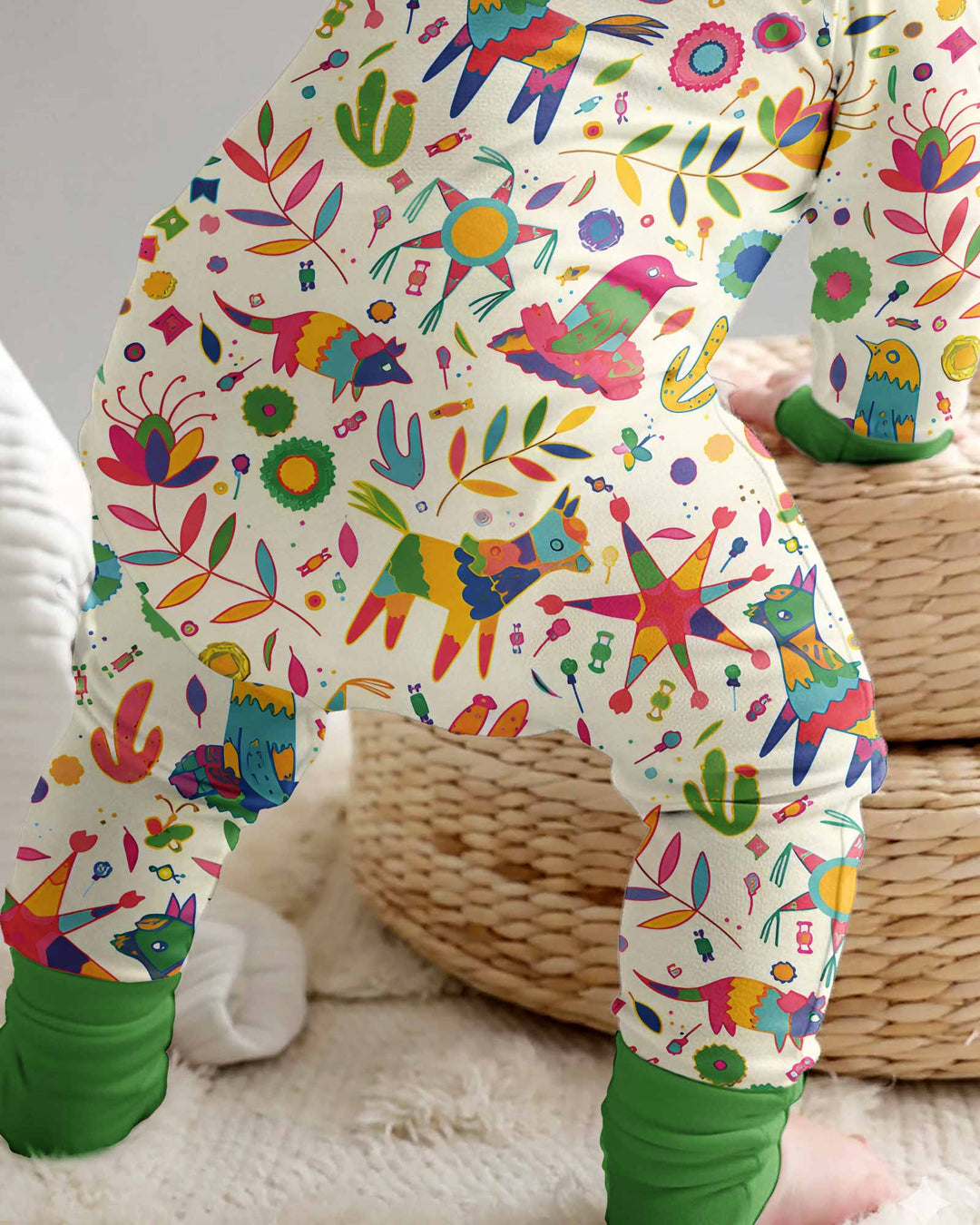 Gerippte Babykleidung mit individuellem Foto - Weich &amp; Skizzenhaft