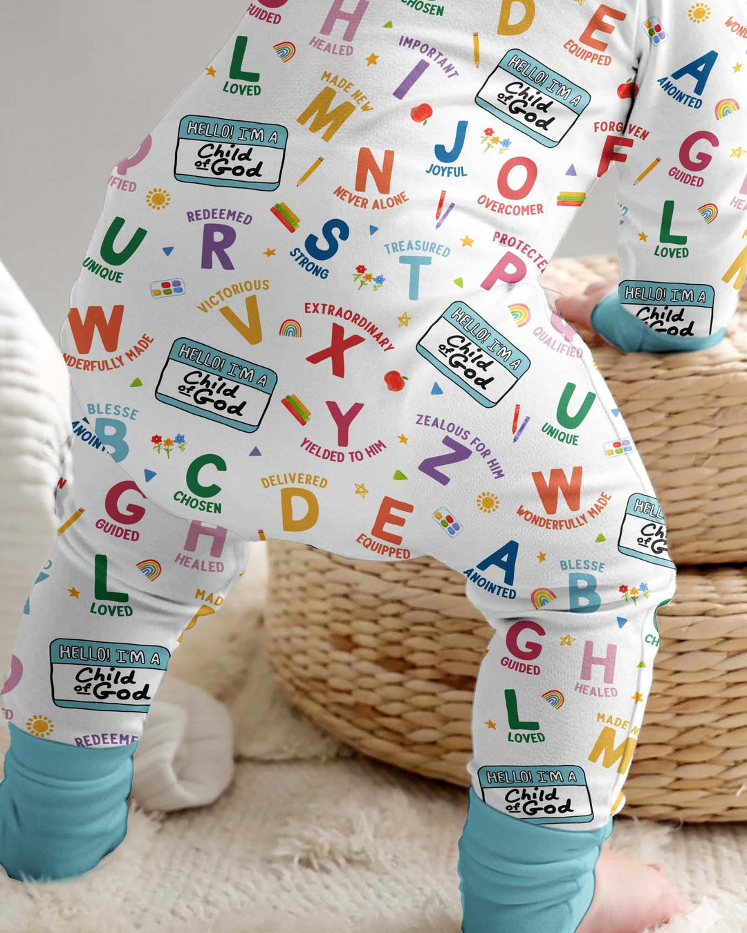 Gerippte Babykleidung mit individuellem Foto - Weich &amp; Skizzenhaft