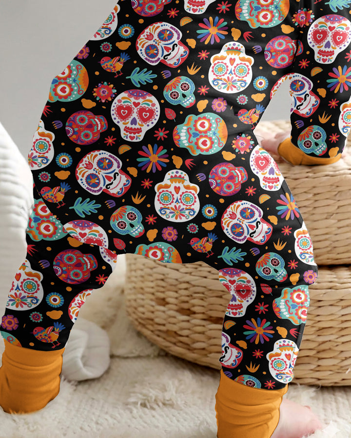 Día de los Muertos Mexico Halloween Bamboo Convertible Zippy