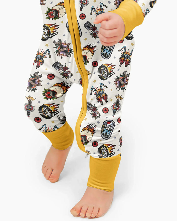 Gerippte Babykleidung mit individuellem Foto - Weich &amp; Skizzenhaft