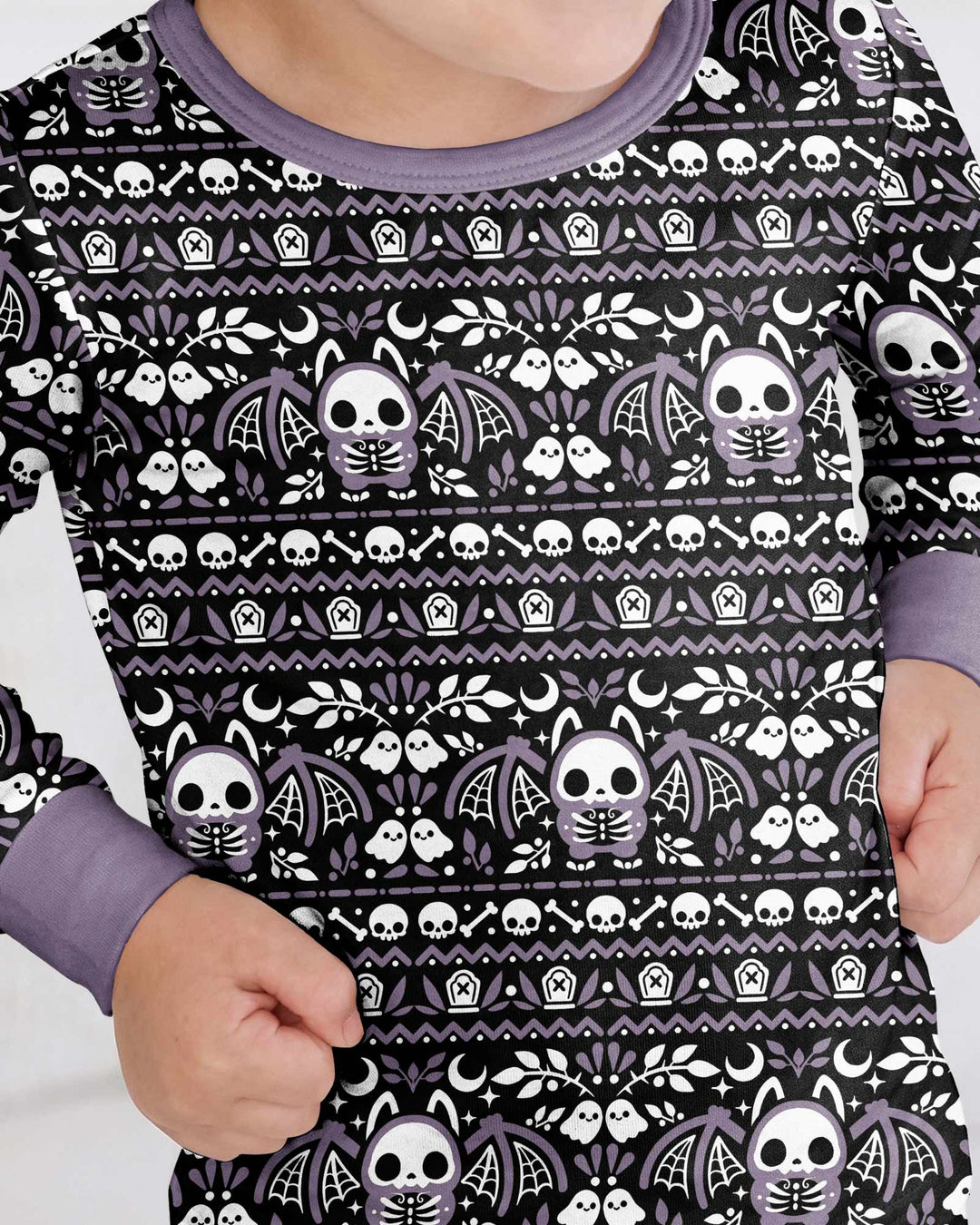 Batty Fair Isle Bamboo Two Piece Long Sleeve Pajama Set