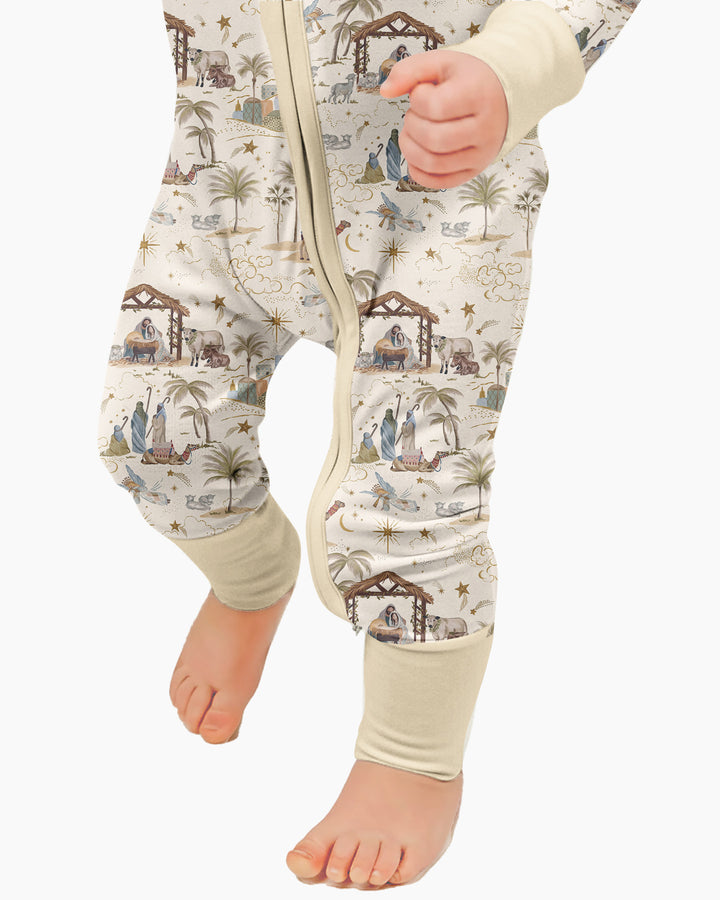 Silent Night Nativity Bamboo Convertible Zippy