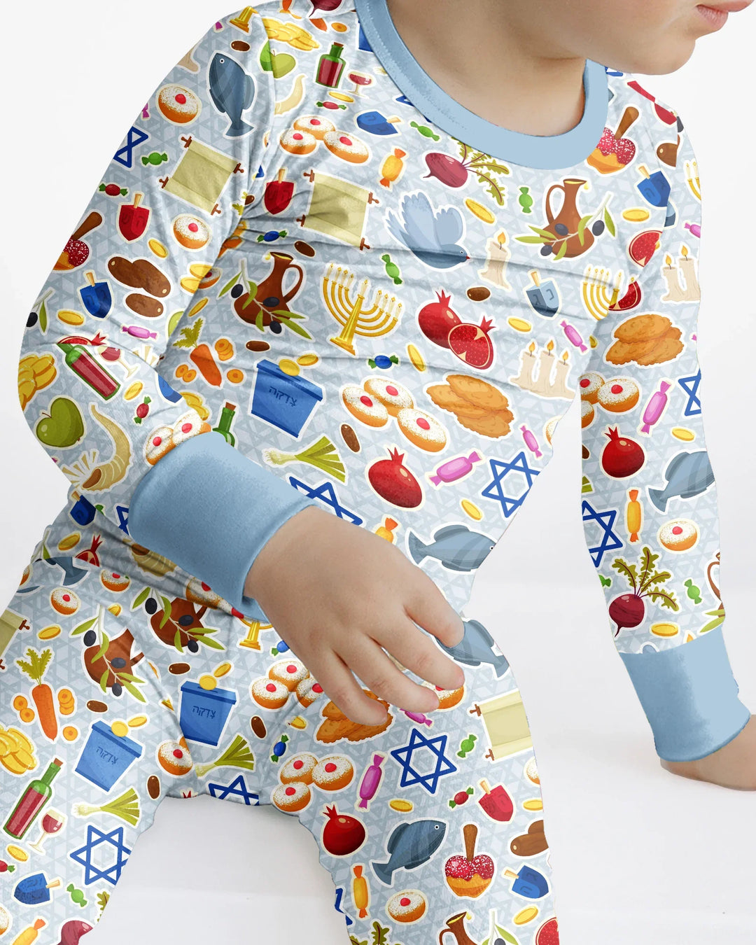 Shana Tovah Bamboo Two Piece Long Sleeve Pajama Set