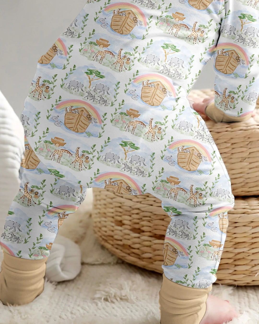 Gerippte Babykleidung mit individuellem Foto - Weich &amp; Skizzenhaft
